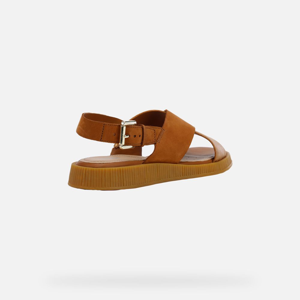 Geox Bayan Sandalet Kahverengi - Taormina - UHX-376140